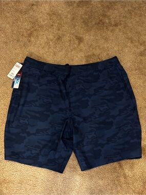 32 Degrees Navy Blue Camo Men’s Swim Trunks
